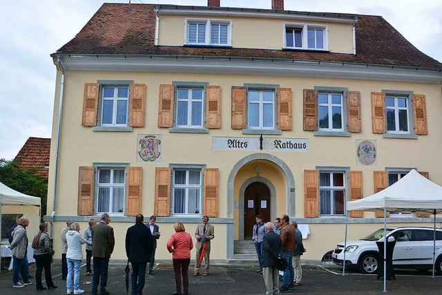 Das alte Rathaus von Nollingen wurde 2020 aufwndig saniert.  | Foto: Stadt Rheinfelden