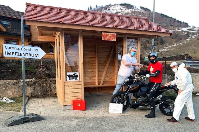 Ein erster Probedurchlauf beim neuen I... fr Motorradfahrer ist gut verlaufen.  | Foto: Leonie A.