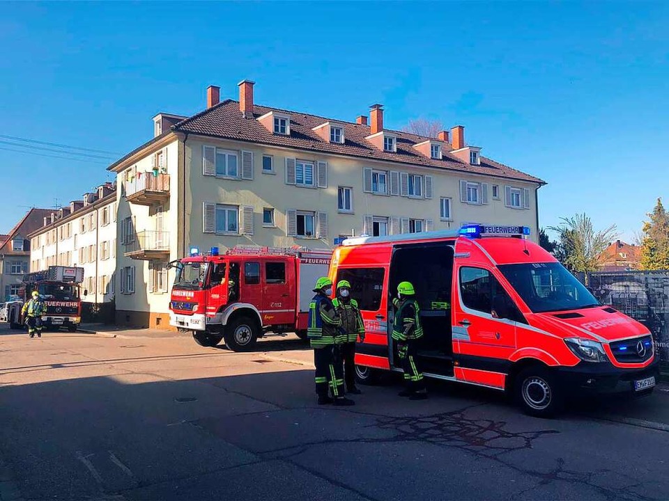 Am Vormittag des Grndonnerstag musste...satz in der Schlosserstrae ausrcken.  | Foto: Feuerwehr Emmendingen