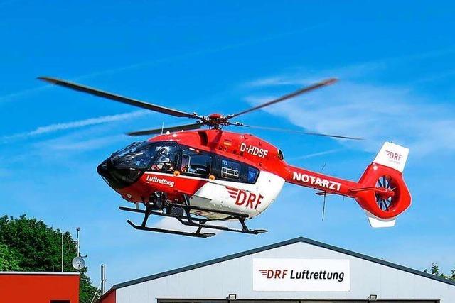 Per Hubschrauber ins Krankenhaus: Motorradfahrer bei Unfall schwer verletzt