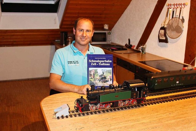 Fr Eisenbahn-Fanatiker Matthias Grame...odtnauerli eine Herzensangelegenheit.   | Foto: Martin Klabund