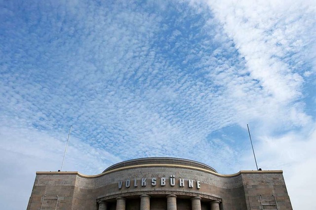 Die Volksbhne ist ein Theater in Berlin.  | Foto: Paul Zinken