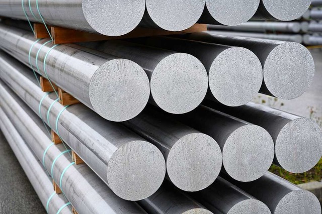 Wird als Material in der Wirtschaft geschtzt: Aluminium   | Foto: Marcel Paschertz
