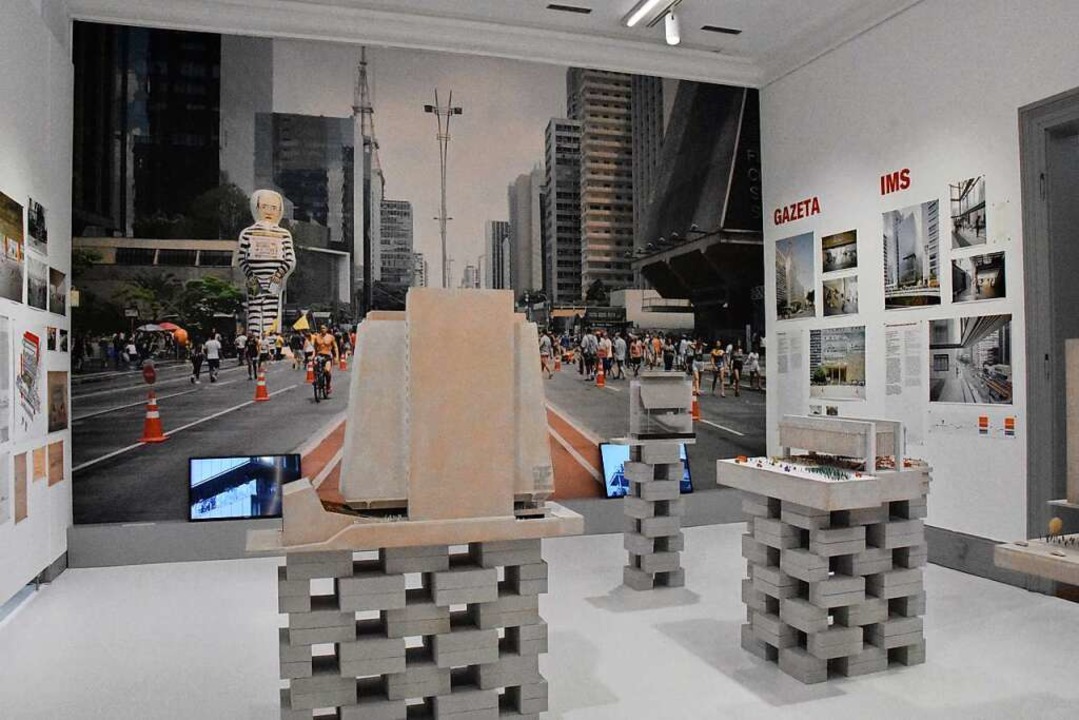 Die Ausstellung &#8222;Access for all&...e Rume in der verdichteten Stadt vor.  | Foto: Kathrin Ganter