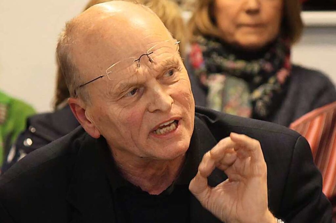 Bernd Fischbeck, hier in einer Gemeinderatssitzung im Jahr 2018  | Foto: Anja Bertsch