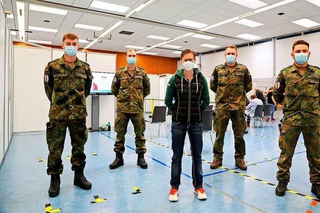 Unterstützung durch die Bundeswehr in den Impfzentren