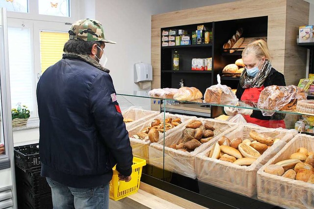 Die Hilfsbereitschaft der Menschen am ...laden in Rheinfelden einkaufen knnen.  | Foto: Annika Sindlinger