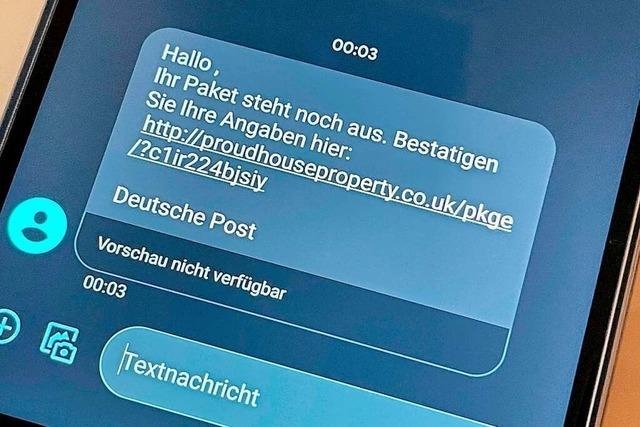 Paket-Info per Fake-SMS: Nicht auf Link klicken!