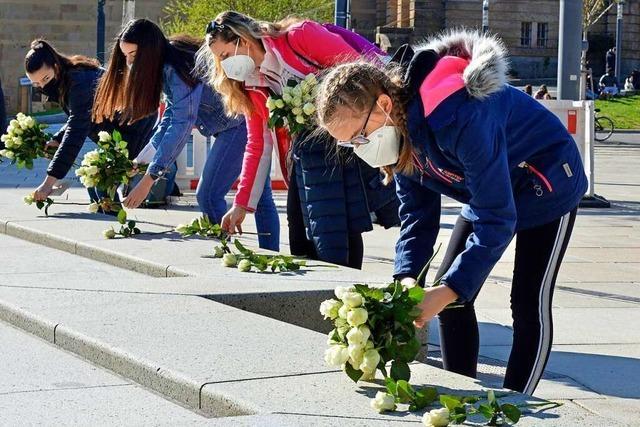 Auch in Freiburg wurde wieder der Shoa und ihrer Opfer gedacht