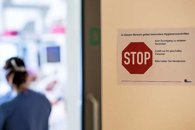Die vierte Woche in Folgen hat die Zah... Freiburger Krankenhusern zugenommen.  | Foto: Britt Schilling (Uniklinik Freiburg)