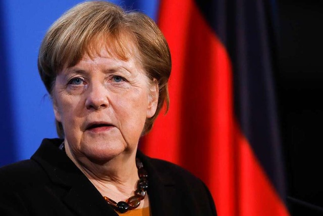 Bundeskanzlerin Angela Merkel wird sic...innen und -prsidenten zusammensetzen.  | Foto: Markus Schreiber (dpa)