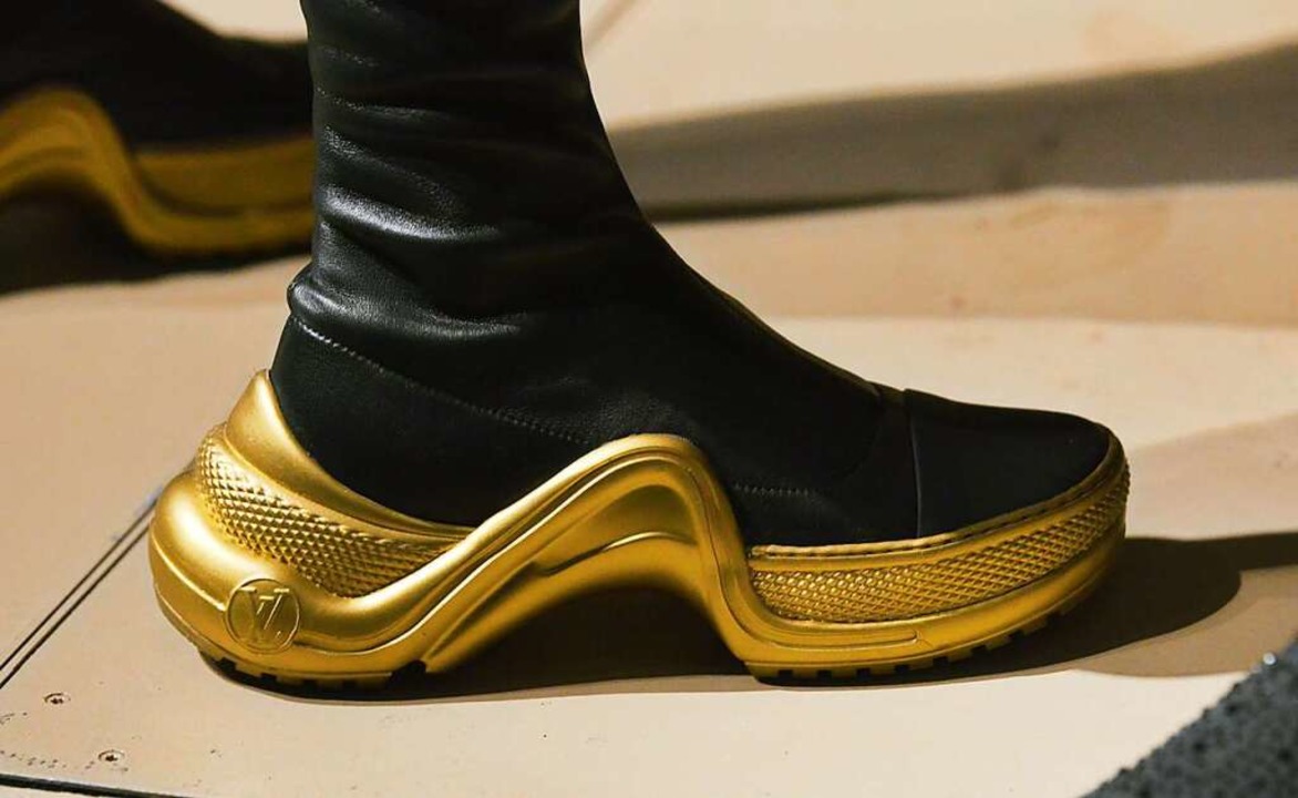 Goldenen Boden kennt man beim Handwerk...n bei der Berliner Fashion Week 2019.   | Foto: Annette Riedl (dpa)