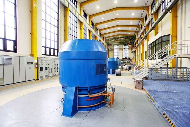 Die Maschinenhalle des Kraftwerks  | Foto: Schluchseewerk AG