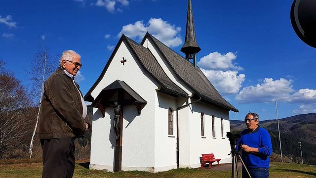 Erinnerungen eines Zeitzeugen: Peter K... Jubilums  der Kapelle Maria Frieden.  | Foto: Gerald Nill