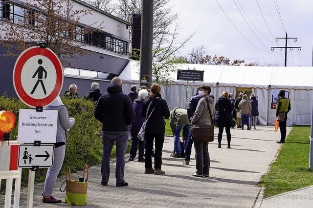 Rund 17 000 Erstimpfungen in Tiengen