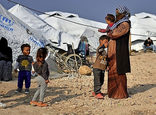 Migranten in einem griechischen Flchtlingslager  | Foto: Panagiotis Balaskas