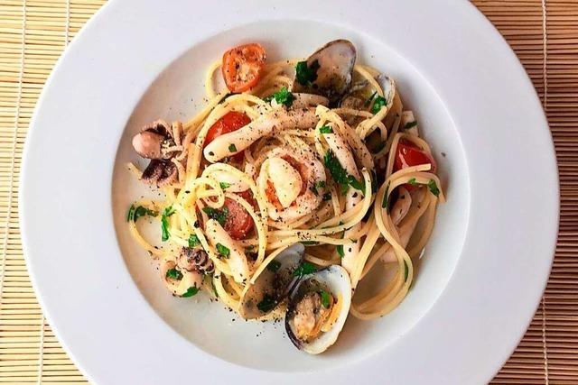 Spaghetti mit Meeresfrchten: ein Klassiker der mediterranen Kche