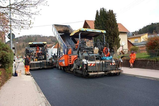 Die Sperrung der Ortsdurchfahrt Lahr-Reichenbach ist ohne grere Probleme verlaufen