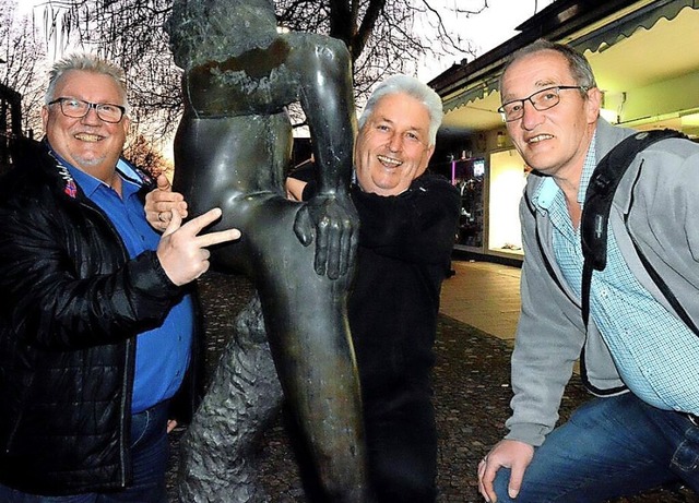 Ren Winzer, Reinold Utke und Michael ...ihrer Facebook-Seite zu Weil am Rhein.  | Foto: Michael Sesiani