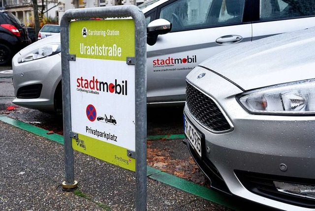 Der Bedarf an Carsharing-Parkpltzen (...en Stadtteilen hchst unterschiedlich.  | Foto: Thomas Kunz