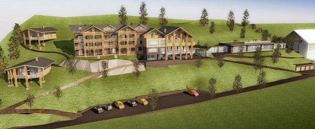 So soll es nach der Erweiterung um die Black Forest Lodge aussehen.   | Foto: Grafik Architekt Wolfgang Schweizer