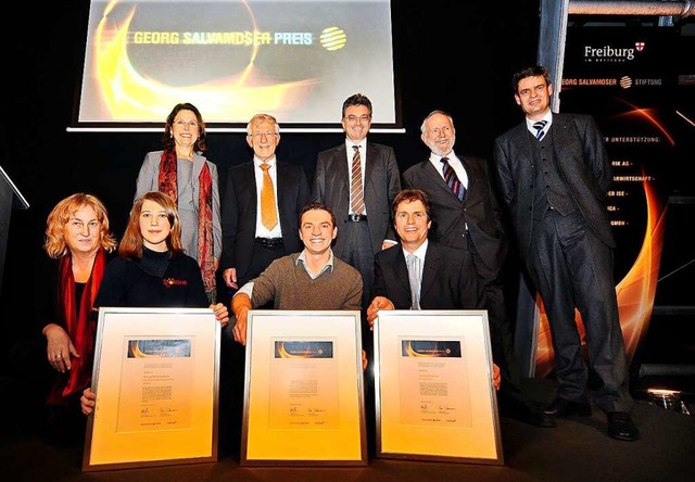 Die ersten Preistrger im Jahr 2011  | Foto: Thomas Kunz