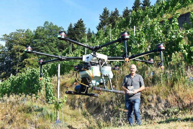 Der Weinbau ist im digitalen Zeitalter... einem Landeswettbewerb ausgezeichnet.  | Foto: Max Schuler