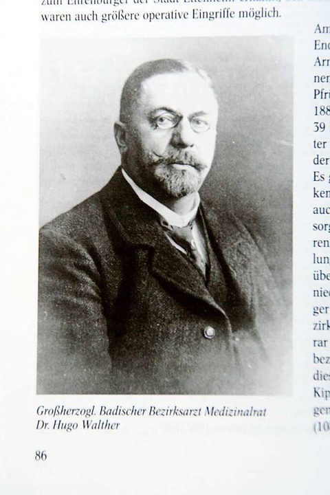 Hugo Walther, Ehrenbrger der Stadt  | Foto: Erika Sieberts