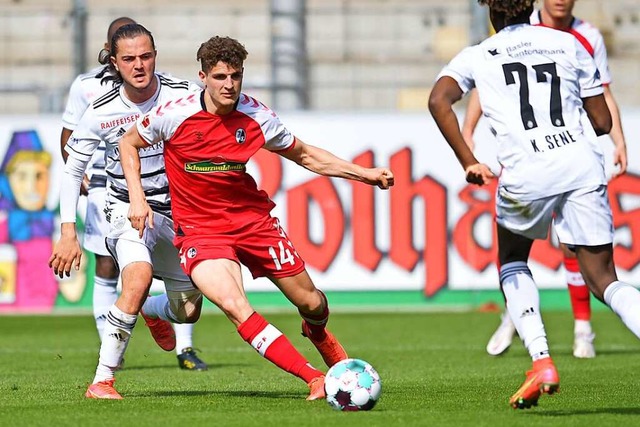 Guus Til traf im Mrz fr den SC im Testspiel gegen Basel.  | Foto: Achim Keller