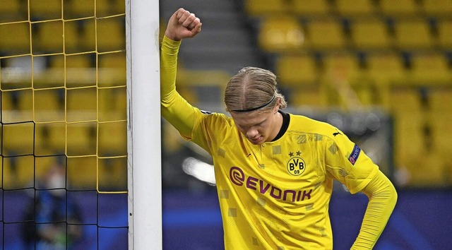 Kann Borussia Dortmund den Norweger Er...e groe Bhne Champions League halten?  | Foto: INA FASSBENDER (AFP)