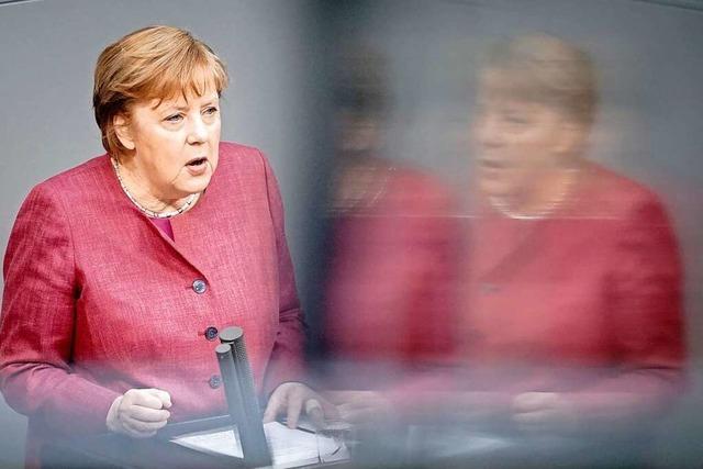 Heftige Debatte im Bundestag ber Bundes-Notbremse