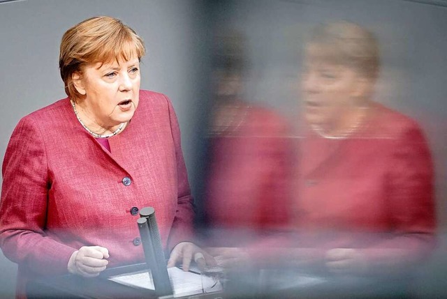 Bundeskanzlerin Angela Merkel  | Foto: Kay Nietfeld (dpa)