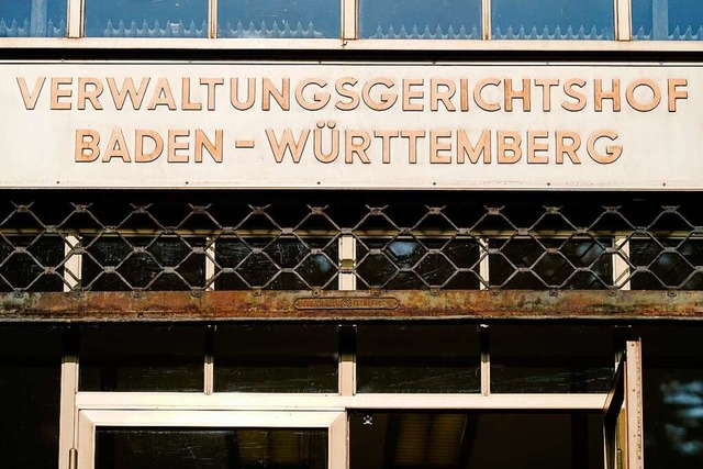 Der Verwaltungsgerichtshof in Mannheim...erwaltungsgericht in Baden-Wrttemberg  | Foto: Uwe Anspach (dpa)