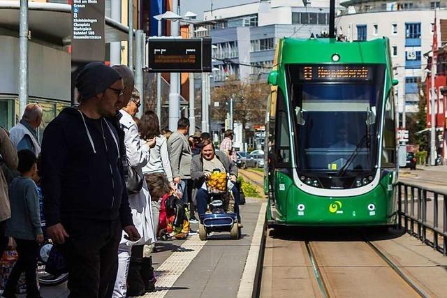 In Basel gibt es Kritik an den Kap-Haltestellen der Tram