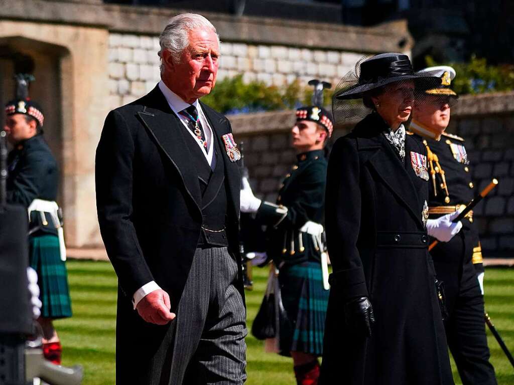 Prinz Charles und Prinzessin Anne