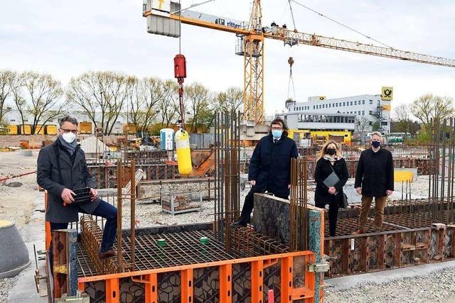 Lahr legt Grundstein fr neue Feuerwache-West im Industriegebiet