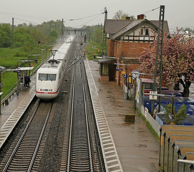Der Bahnhof in Orschweier  | Foto: Sandra Decoux-Kone