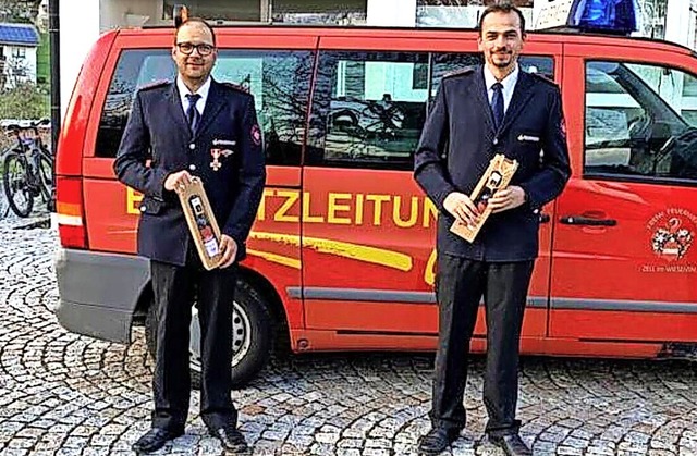 Matthias Zimmermann (rechts) bleibt Ko..., Marcel Weigele sein Stellvertreter.   | Foto: Privat
