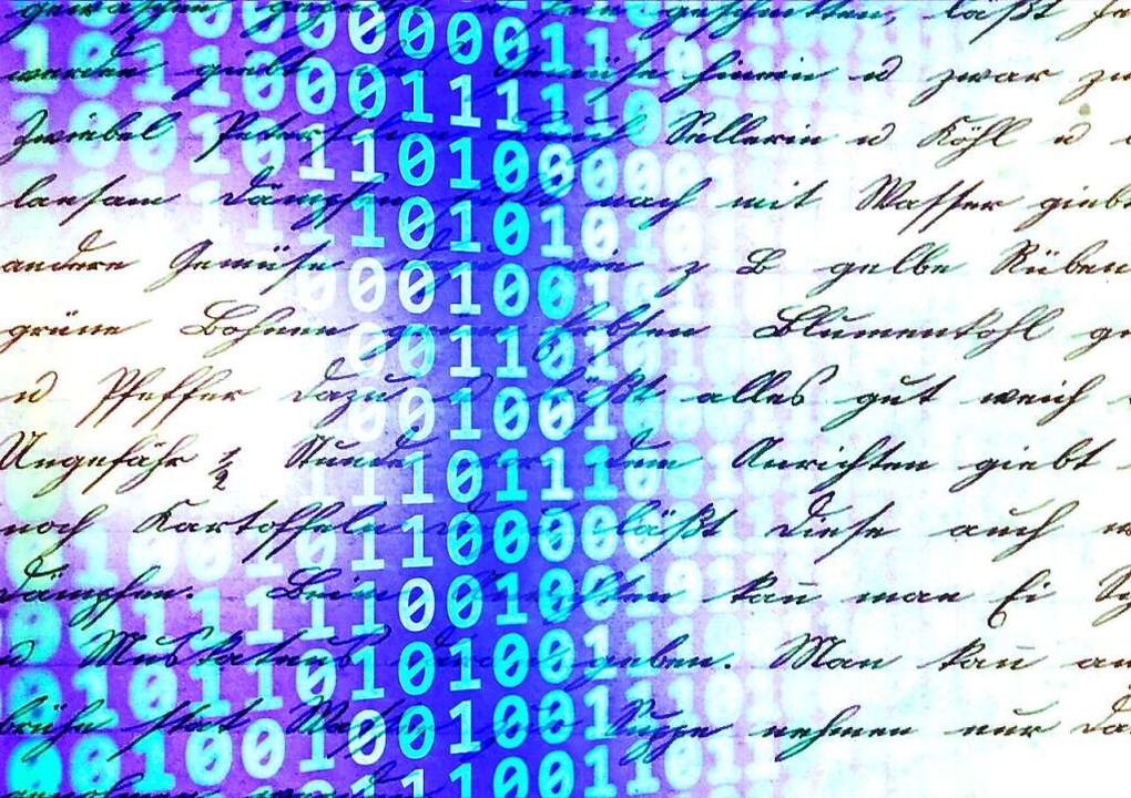 Mit Handschriften wie dieser wird in e...e Intelligenz gefttert und trainiert.  | Foto: Zipperlen 