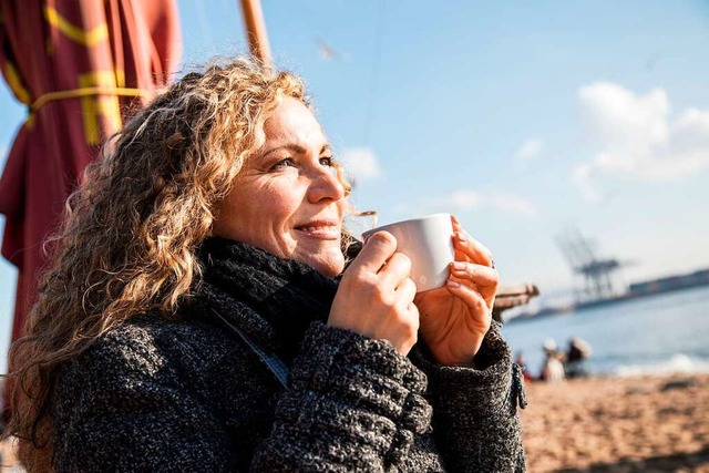 Was fr ein Genuss: aromatischen Kaffee in der Sonne trinken.  | Foto: Christin Klose