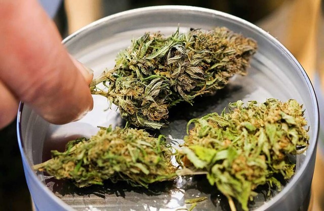 20 Kilogramm Marihuana soll ein 38-Jh...taatsanwaltschaft Offenburg berzeugt.  | Foto: Jens Kalaene (dpa)