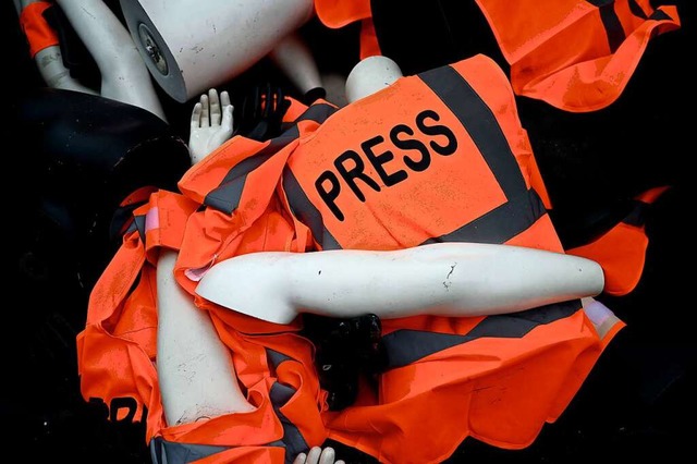 Immer wieder kommt es zu Angriffen auf Journalisten &#8211; auch in Deutschland.  | Foto: PHILIPPE LOPEZ (AFP)