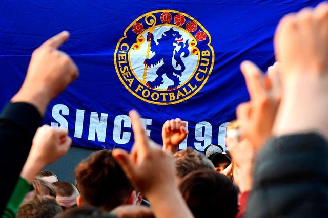 Chelsea-Fans hatten mit heftigen Prote...die Plne einer Super League reagiert.  | Foto: Ian West (dpa)