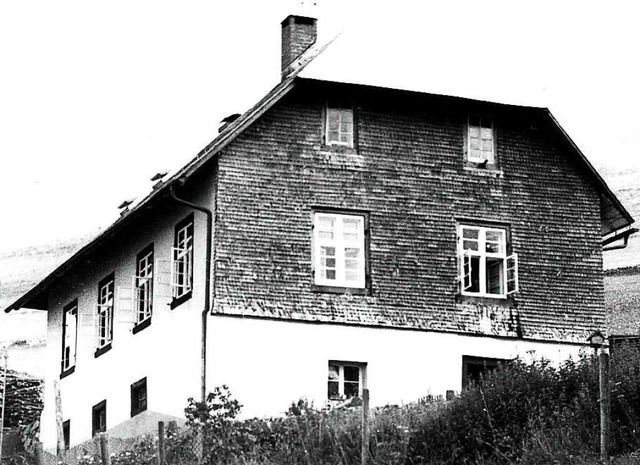 Im alten Stohremer Schulhsli ging Wal...sler ab dem Frhjahr 1949  zur Schule.  | Foto: Manfred Lange