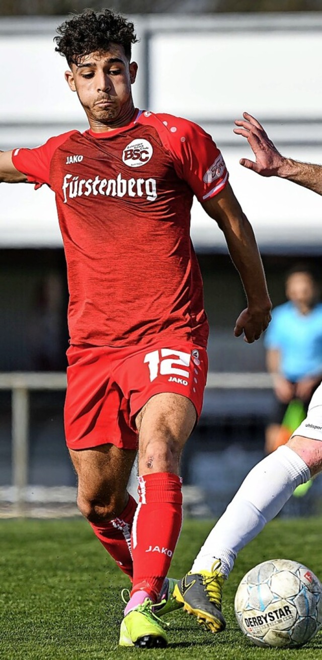 Seine Einwechslung zur zweiten Halbzei... Bahlinger Angriffsspiel: Lucas Torres  | Foto: Claus G. Stoll