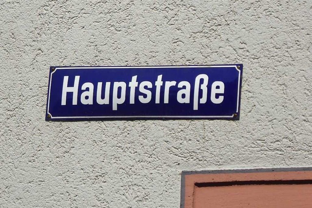 Fr die Hauptstrae in Btzingen ist e...ete dazu die Vorstellungen der Brger.  | Foto: manfred Frietsch