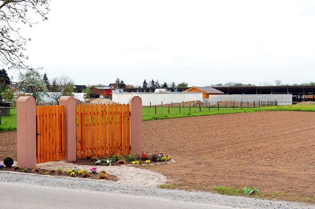 Am nrdlichen Ortseingang wollte die R... Silos und eine Trocknungsanlage bauen  | Foto: Wolfgang Knstle