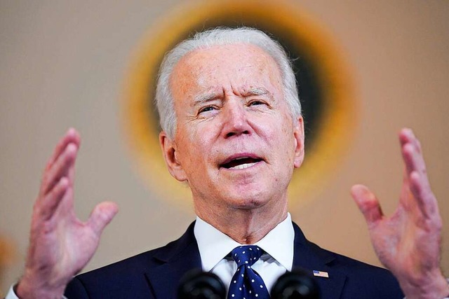 Joe Biden verfolgt beim Klima ehrgeizige Ziele.  | Foto: Evan Vucci (dpa)