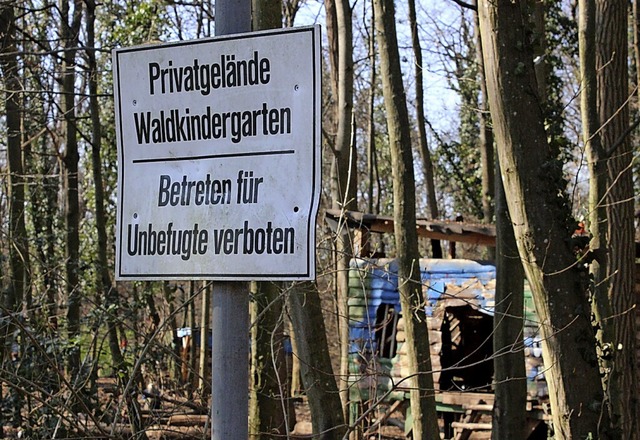 Bald nicht mehr privat, sondern stdtisch: der Waldkindergarten  | Foto: Victoria Langelott