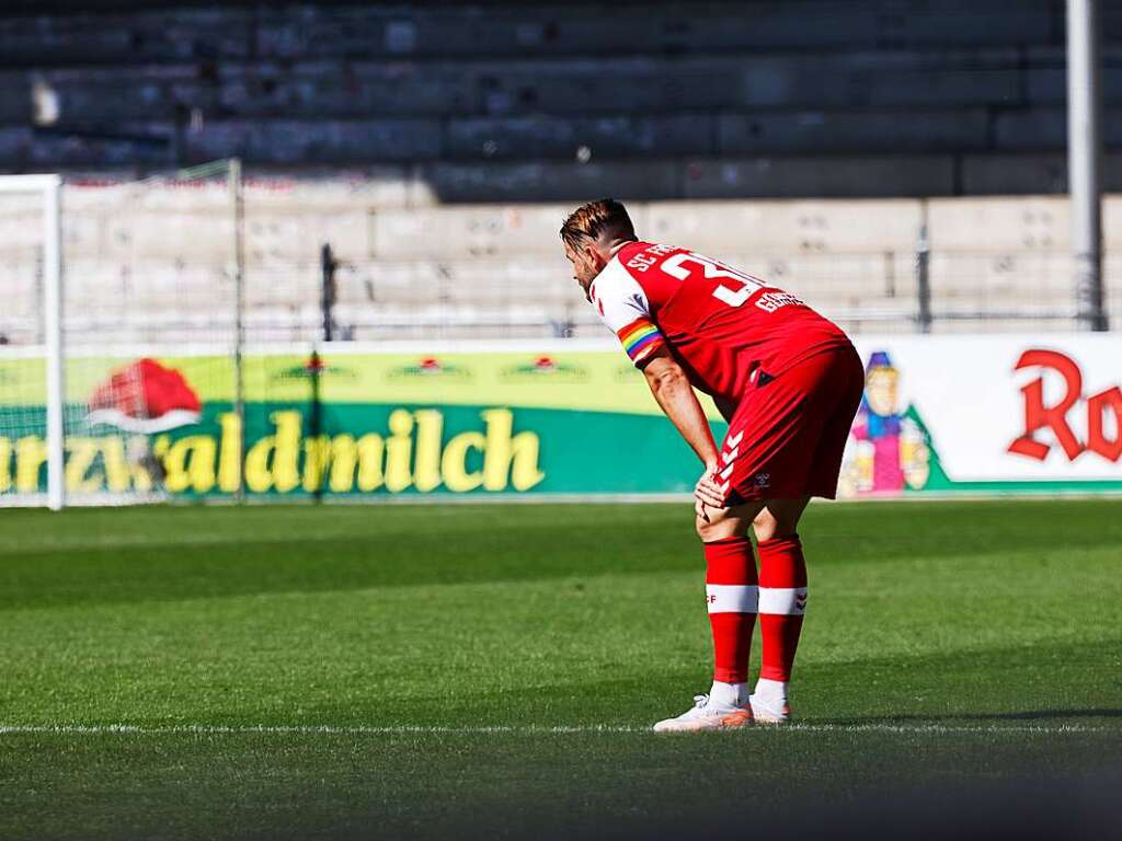 Christian Gnter schnauft zwischendurch durch.